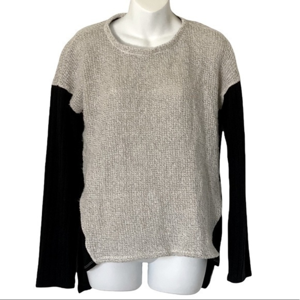 Sanctuary Mixed Media Sweater Size S